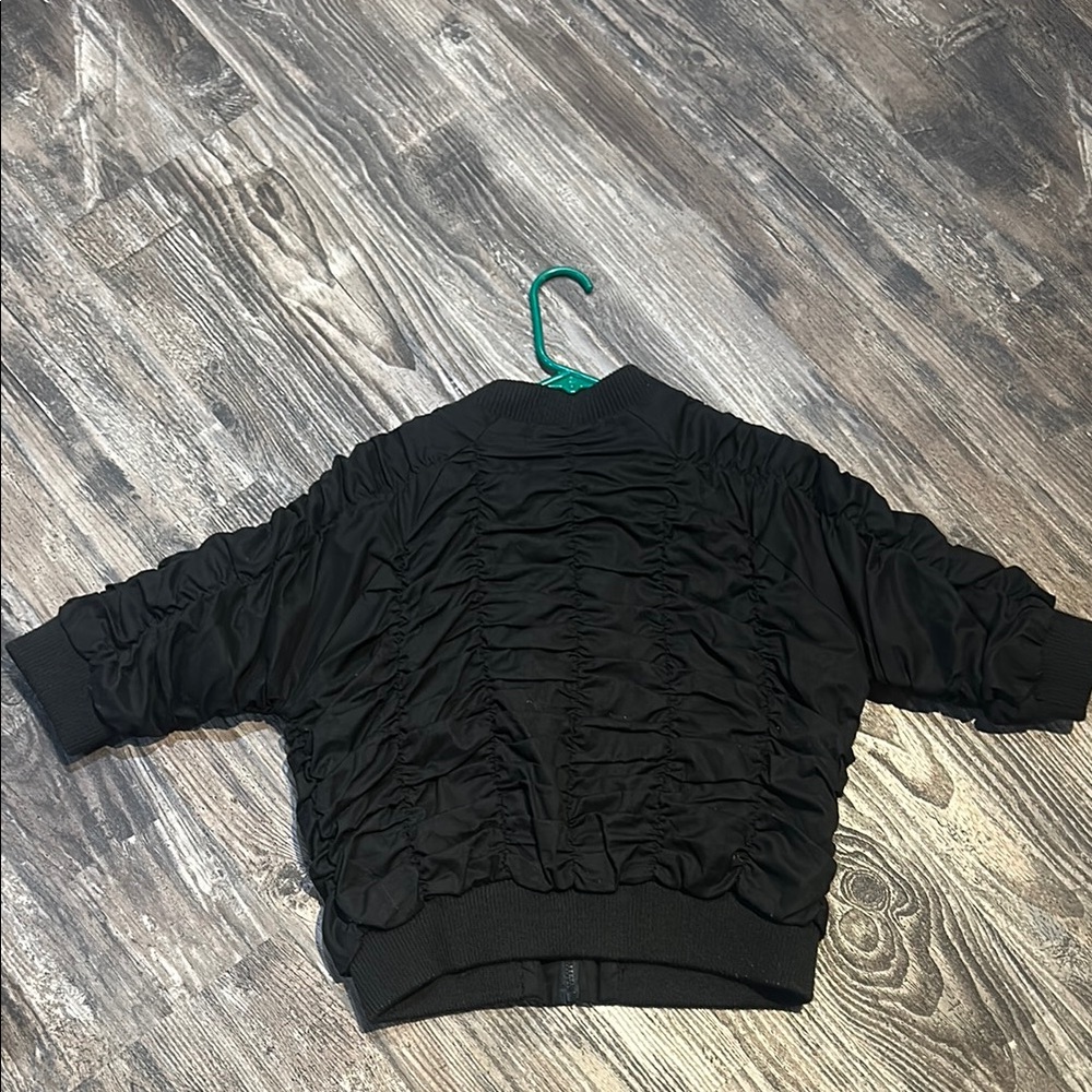 Black Ruched Jacket - Picture 2 of 2